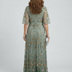 Selora™ Halter Bloom Flow Maxi Dress