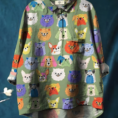 Tresha™ Playful Print Blouse