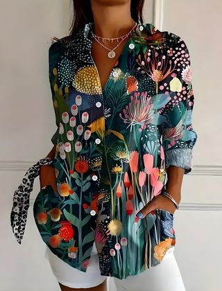 Arleth™ Colorful Pattern Blouse