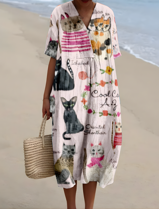Jessie™ | Animal Print Summer Dress
