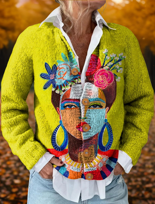 Arisbeth™ - Art Printed Cardigan