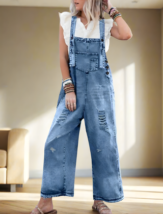 Ariyah™ Vintage Wash Adjustable Jumpsuit