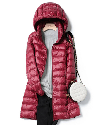 Katie - Long Ultralight Puff Down Jacket