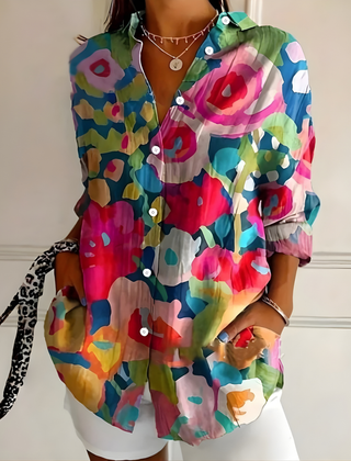 Arleth™ Colorful Pattern Blouse