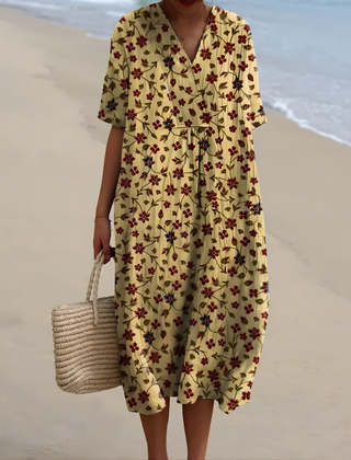 Tallulah™ | Floral V-Neck Summer Dress