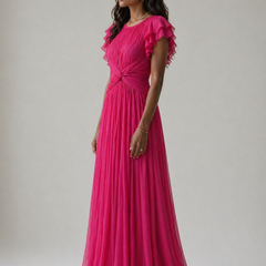 Genevra™ Pleated Evening Dress