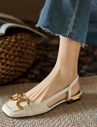 Brenna™ | Orthopedic Leather Buckle Sandals