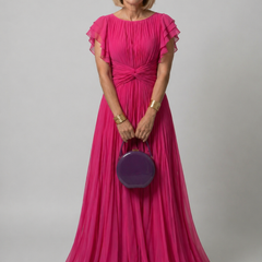 Genevra™ Pleated Evening Dress