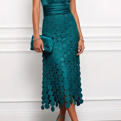 Celine™ Elegant Midi Wedding Dress