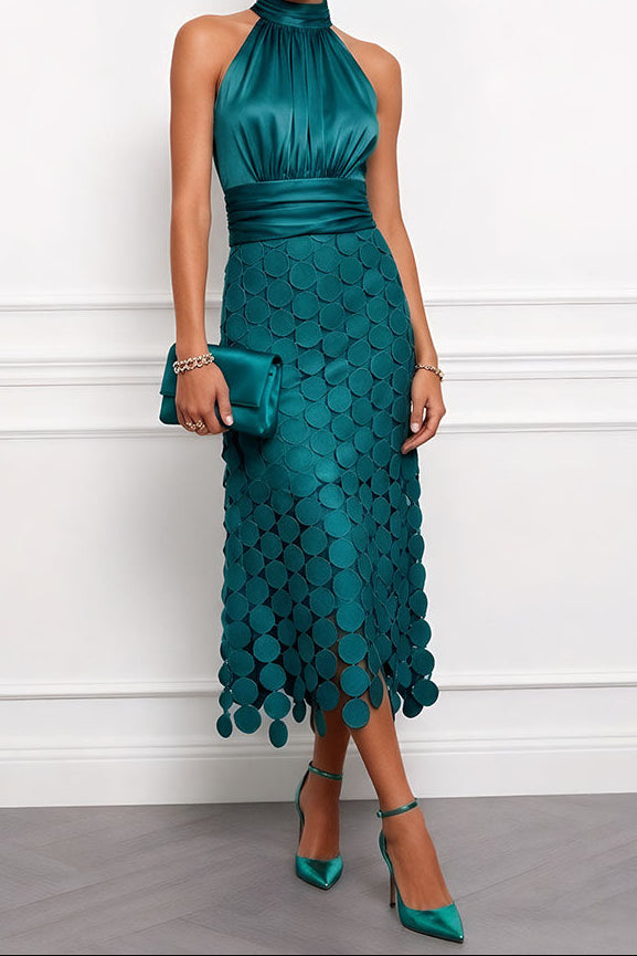Celine™ Elegant Midi Wedding Dress