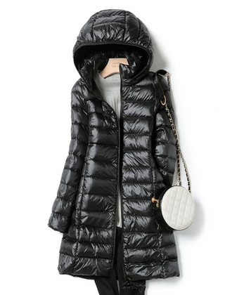 Katie - Long Ultralight Puff Down Jacket