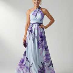Amiel™ Light Floral Maxi Dress