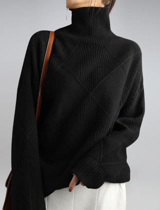 Sienna - Cashmere Turtleneck Sweater
