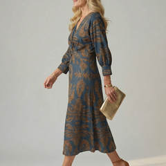 Lune™ Natural Wrap Midi Dress