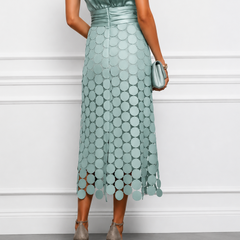 Celine™ Elegant Midi Wedding Dress