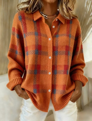 Salome™ Cloud-Soft Plaid Button-Up