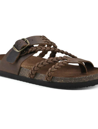 Leah™ Braided Cork Comfort Sandals