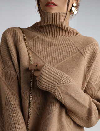 Sienna - Cashmere Turtleneck Sweater