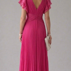Genevra™ Pleated Evening Dress