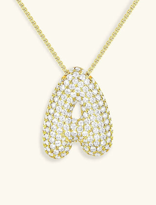 Bubble Initial Necklace