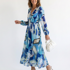 Althea™ Long Sleeve Floral Maxi Dress