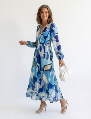 Althea™ Long Sleeve Floral Maxi Dress