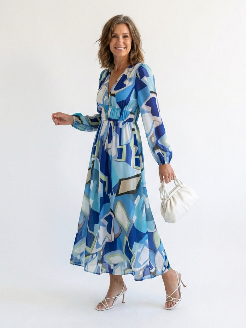 Althea™ Long Sleeve Floral Maxi Dress