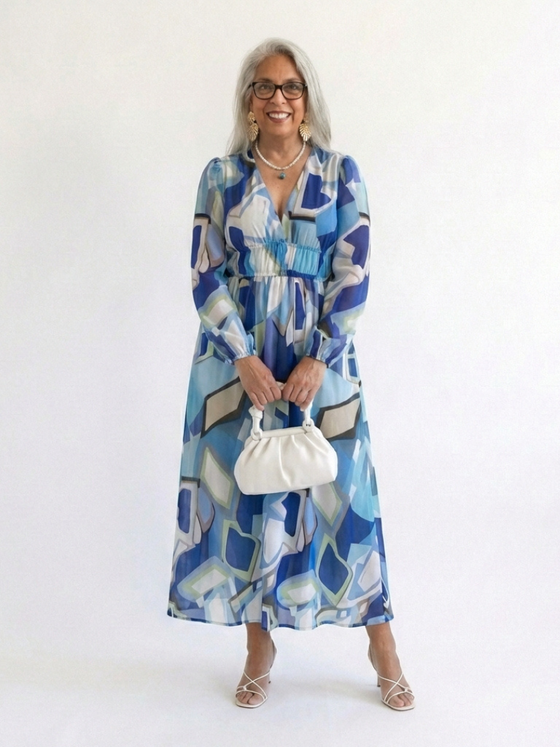 Althea™ Long Sleeve Floral Maxi Dress