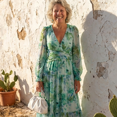 Althea™ Long Sleeve Floral Maxi Dress