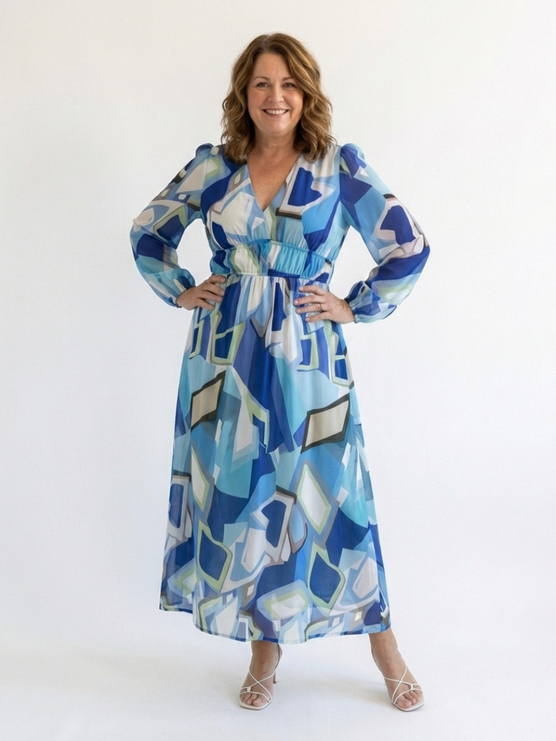 Althea™ Long Sleeve Floral Maxi Dress