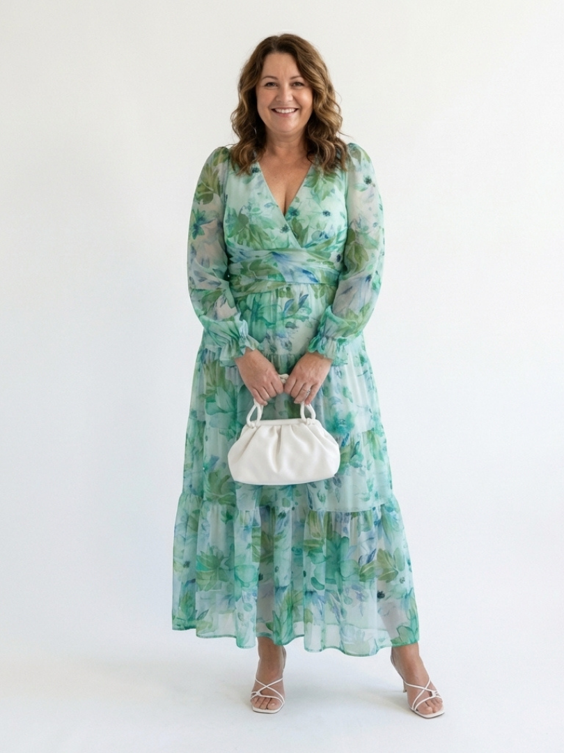 Althea™ Long Sleeve Floral Maxi Dress