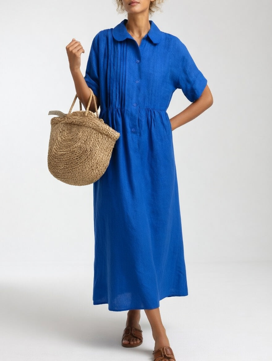 Lysandra™ Flowing Summer Shirt Dress