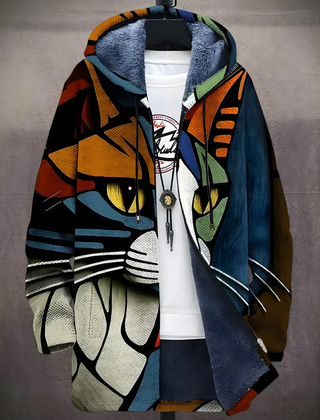 Caden™ - Luxurious Art-Inspired Zip-Up Hoodie