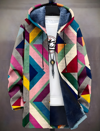 Callie™ - Luxurious Art-Inspired Zip-Up Hoodie