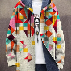Callie™ - Luxurious Art-Inspired Zip-Up Hoodie
