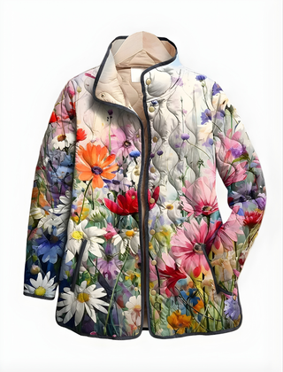 CARTER™ | Vintage Charming Floral Quilted Jacket