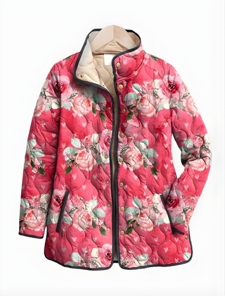 CARTER™ | Vintage Charming Floral Quilted Jacket