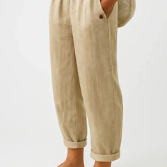 Jemma™ Timeless Linen-Cotton Trousers