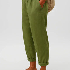Jemma™ Timeless Linen-Cotton Trousers