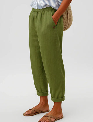Jemma™ Timeless Linen-Cotton Trousers