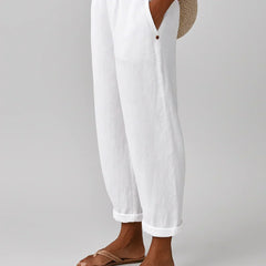 Jemma™ Timeless Linen-Cotton Trousers