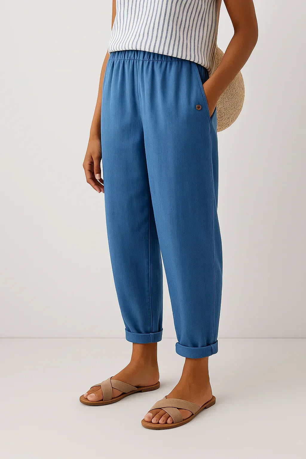 Jemma™ Timeless Linen-Cotton Trousers
