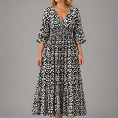 Serena | Bohemian Flow Midi Dress