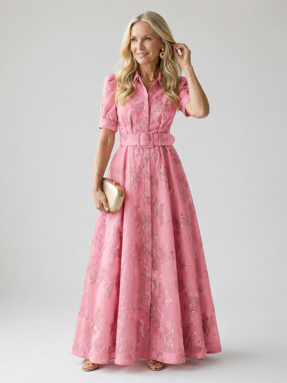 Juliette™ Belted Floral Maxi Dress