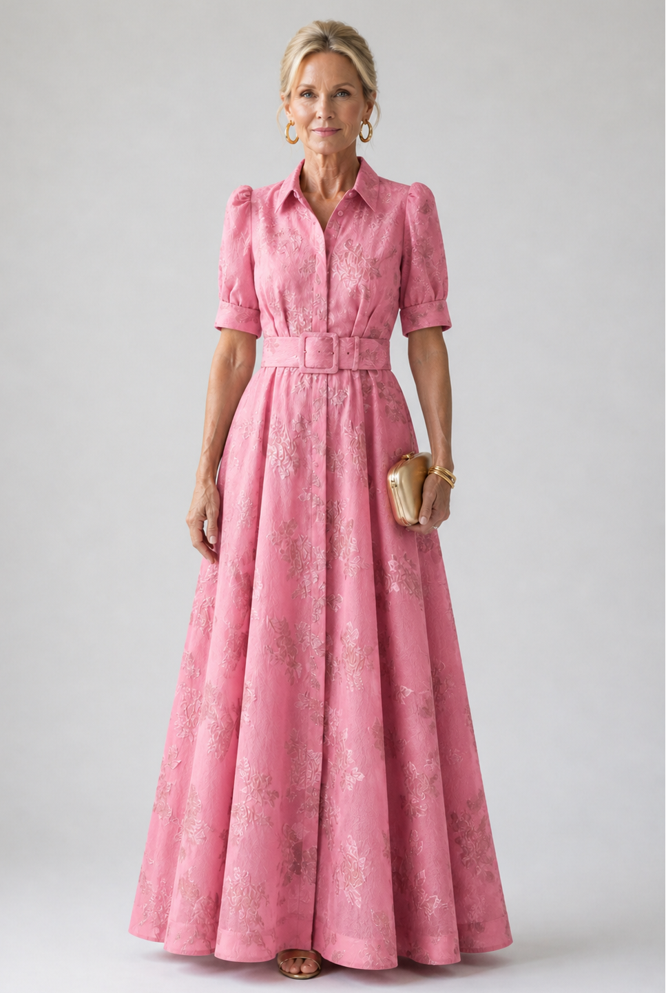 Juliette™ Belted Floral Maxi Dress
