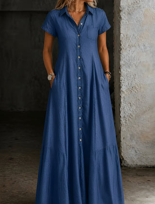 Lakelyn | Long Denim Dress