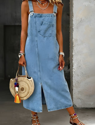 Thalia | Casual Denim Jumper Dress
