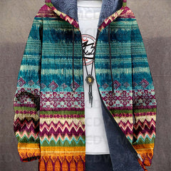 Lennon™ - Luxurious Art-Inspired Zip-Up Hoodie