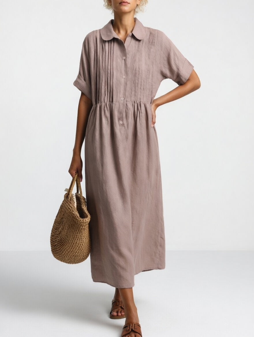 Lysandra™ Flowing Summer Shirt Dress