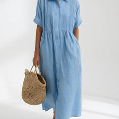 Lysandra™ Flowing Summer Shirt Dress